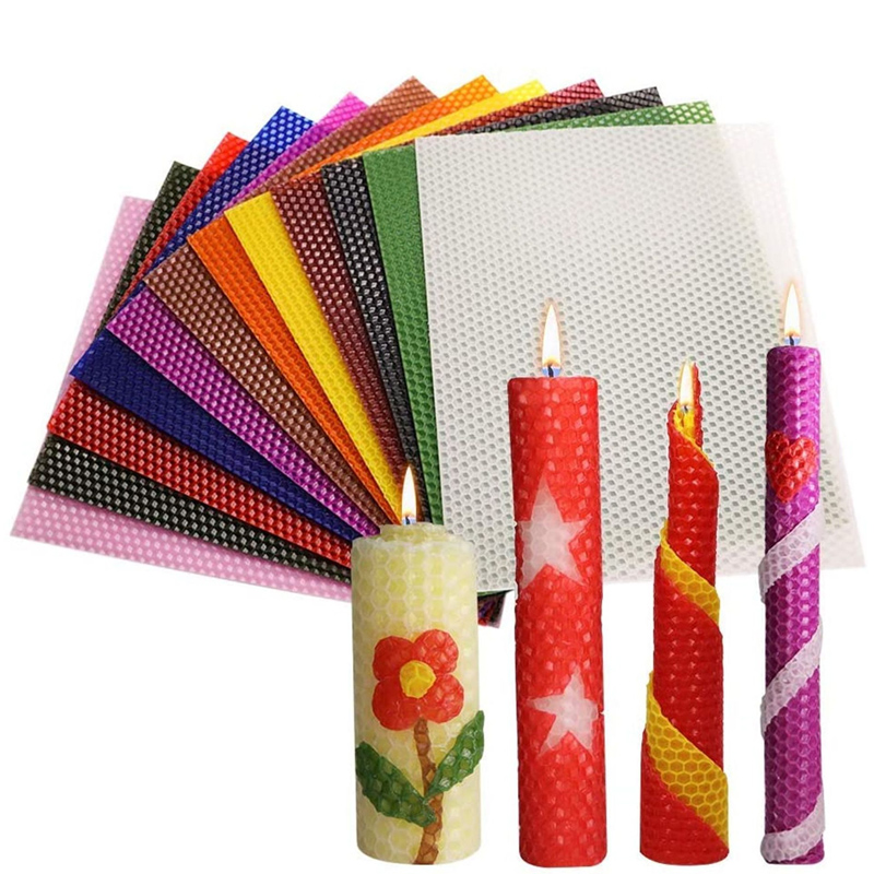 Beeswax Sheet Roll - 6 pezzi 12 colori colorati foglio