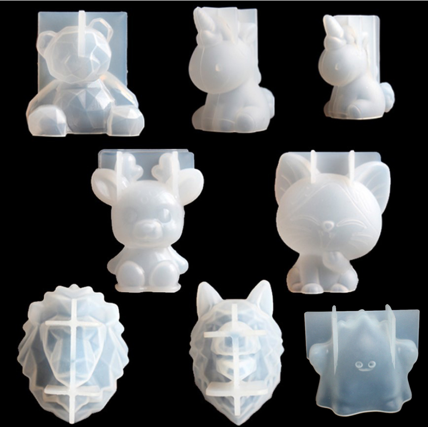 Candle Making Supplies Kit - Stampi in resina epossidica siliconica trasparente