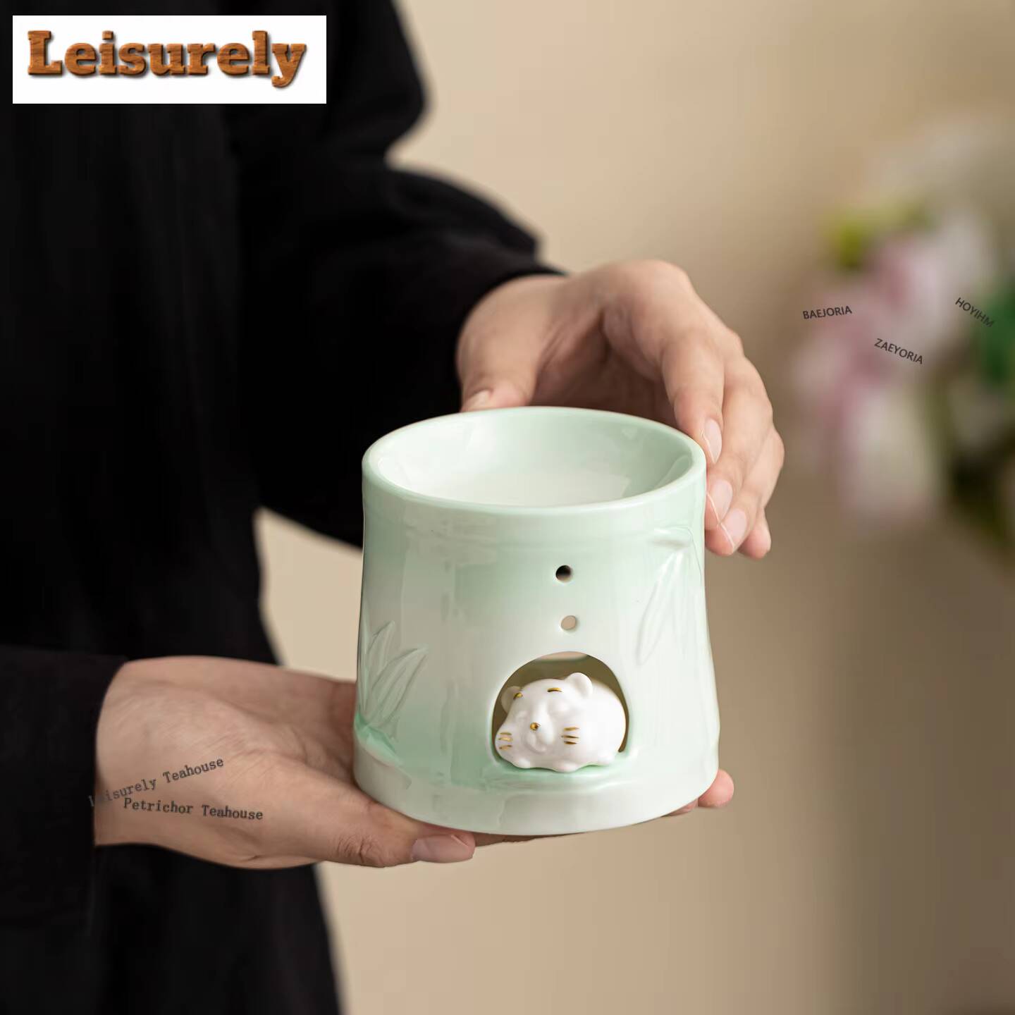 Zen Candle Supplies - Porta Incenso in Bambù a Forma