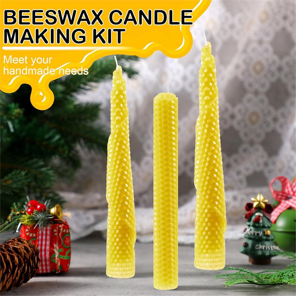 Beeswax Sheet Roll - Kit per la creazione di candele
