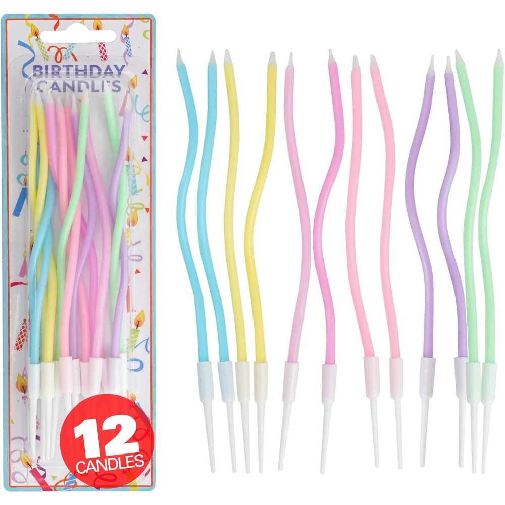 Set di 12 Candeline a Spirale  - Candle For Supplies recensione e prezzo