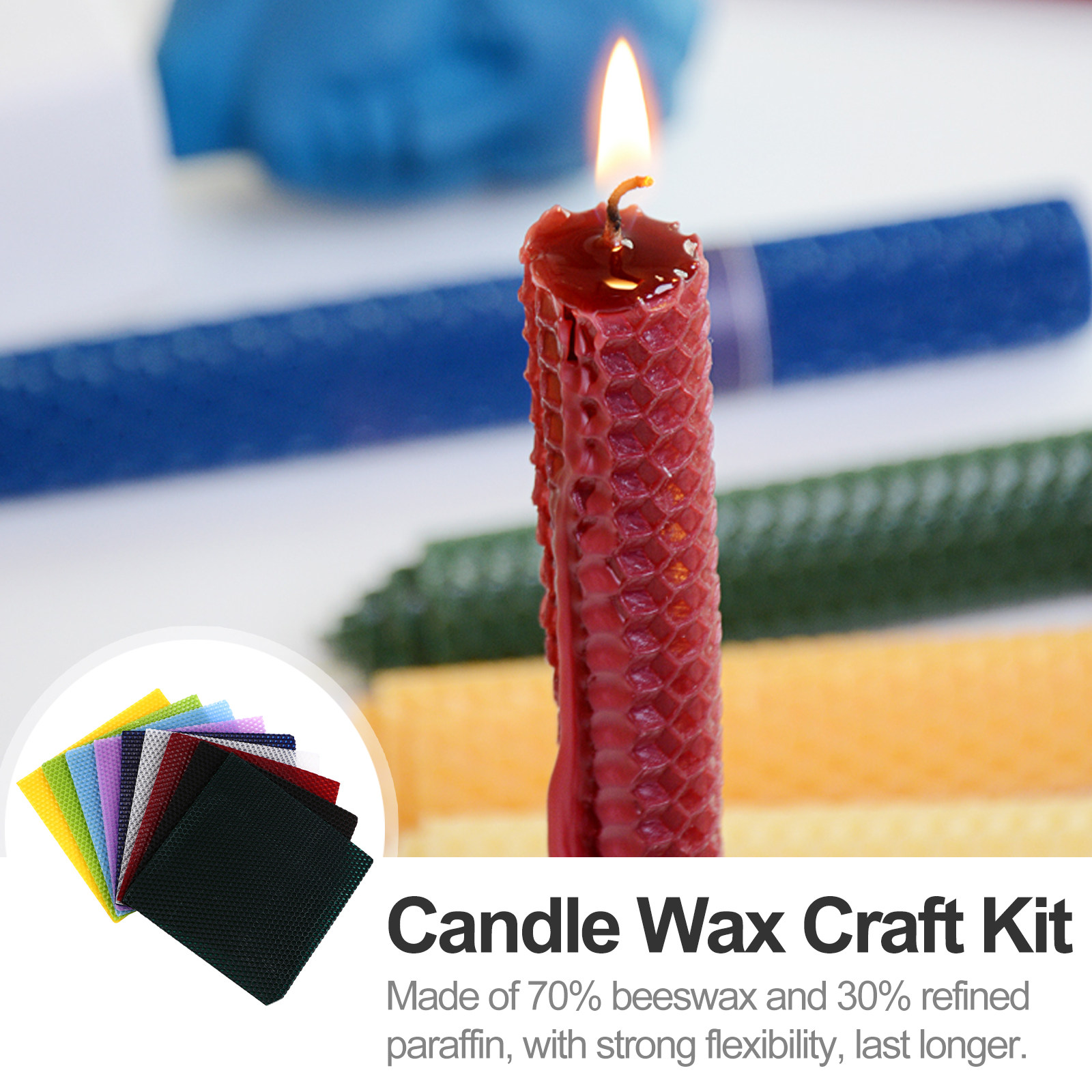 Set di 9 Fogli per la Produzio - Beeswax Sheet Roll recensione e prezzo