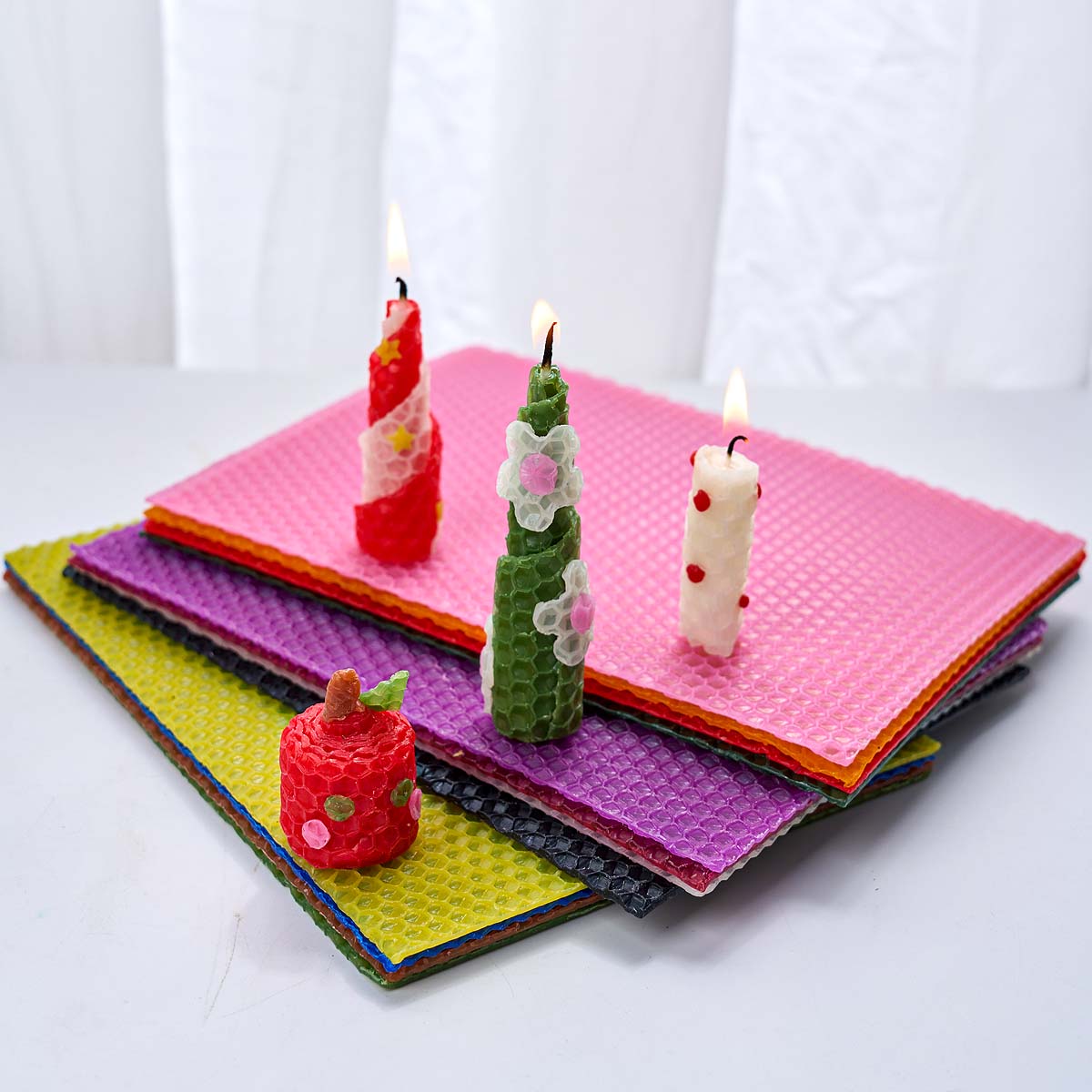 6 pezzi 12 colori colorati fog - Beeswax Sheet Roll recensione e prezzo