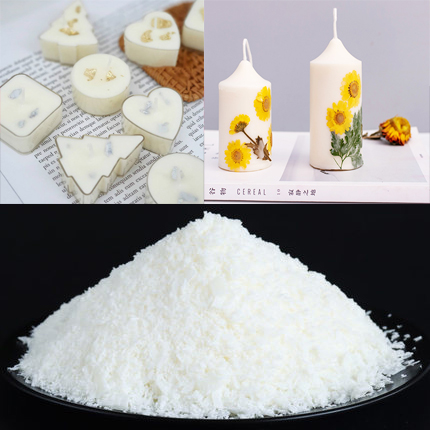 250g/500g Cera di Soia Natural - Candle Supplies Storage recensione e prezzo