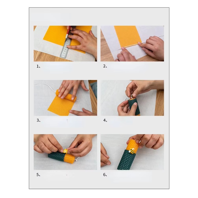 Set di 12 Fogli di Cera d'Api  - Beeswax Sheet Roll recensione e prezzo