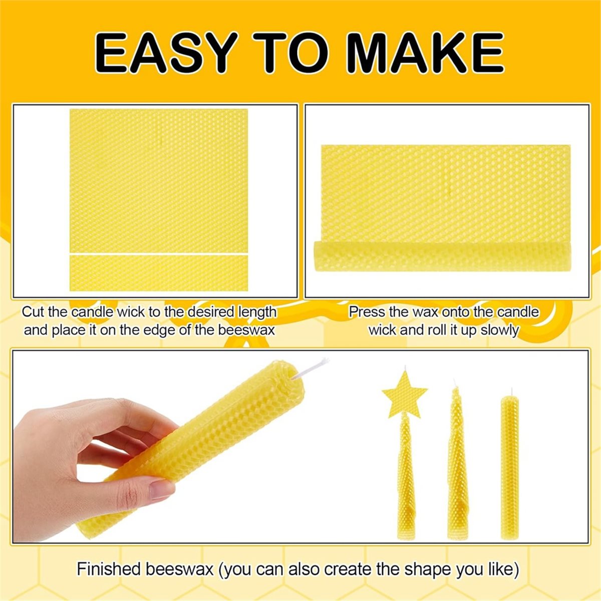 Kit per la creazione di candel - Beeswax Sheet Roll recensione e prezzo